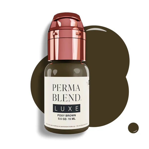 perma blend luxe pmu ink - foxy brown 15 ml