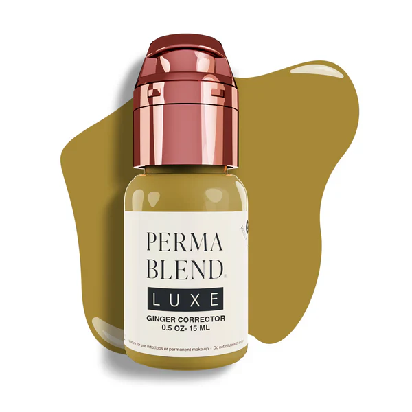 perma blend luxe pmu ink - ginger corrector 15 ml