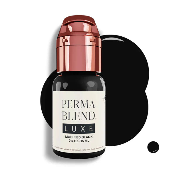 perma blend luxe pmu ink - modified black 15 ml