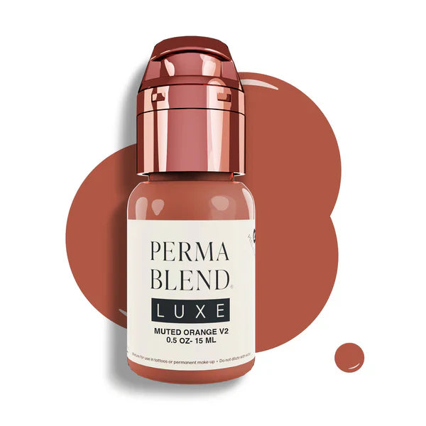 perma blend luxe pmu ink - muted orange v2 15 ml